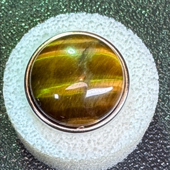 NUGZ USA Jewelry - NUGZ USA 20mm Faux Tiger Eye Stone #1